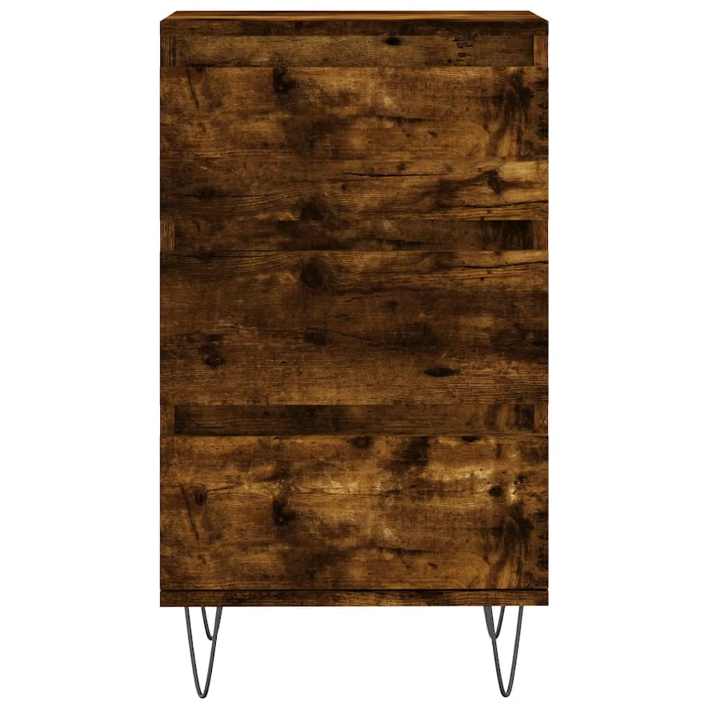 Sideboard Smoked Oak 40 X 35 X 70 Cm Particleboard