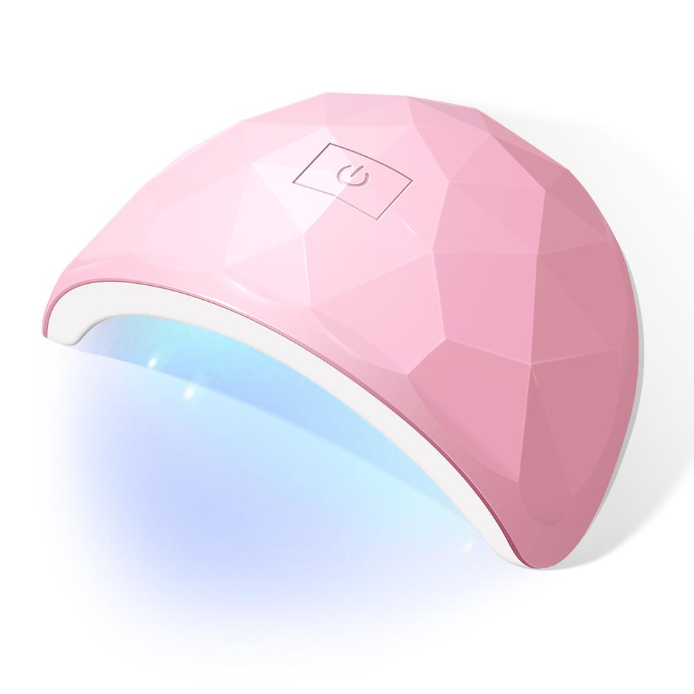 

Светодиодная лампа для сушки ногтей LULAA, УФ-лампа для отверждения всех видов гелевых лаков с датчиком движения, маникюрный педикюрный салон, инструментальное оборудование USB розовый