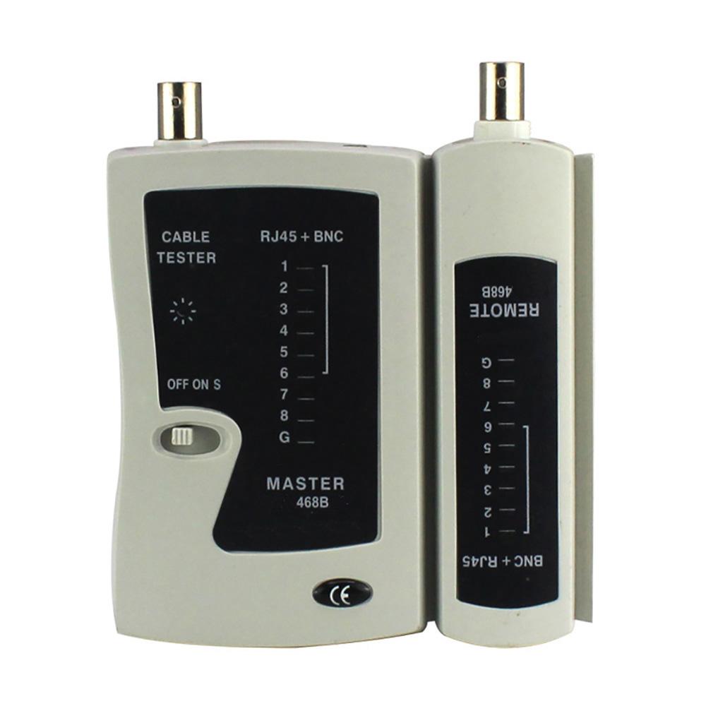 

BNC Coaxial RJ45 Cable Lan Tester Network Tester Cat5 Cat 6 Cat7 UTP Networking Tool Network Repair Kit Remote Test белый