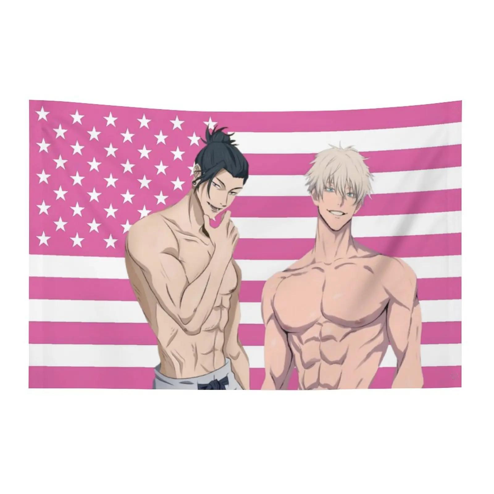 

GGojo SSatoru Tapestry Flag Bedroom Barber Shop Garage Home Outdoor Decor 74x94cm(29x37in)