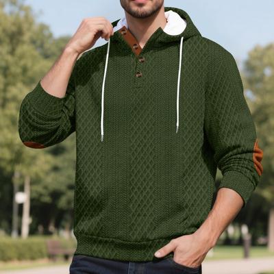 2025 Autumn and Winter New Casual Pullover Solid Color Hooded Embroidered Thickened Sweatshirt