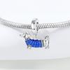Orstarry 925 Silver Sausage Dog Animal Beads Original Pendants Bracelet Charm Jewelry Party DIY Trendy Gifts
