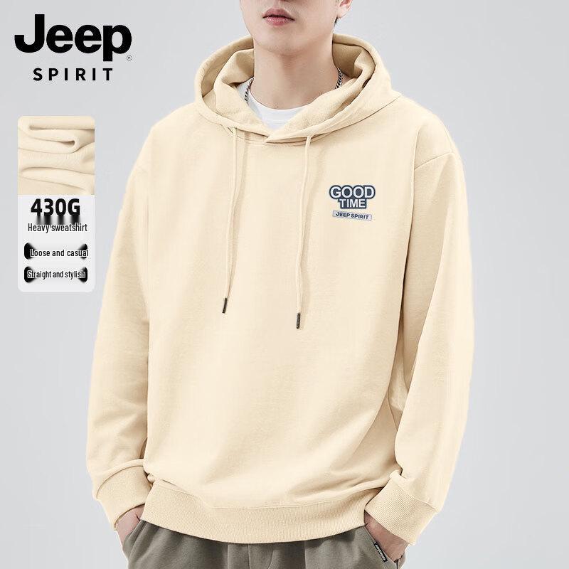 

JEEP SPIRIT Men s Basic Hooded Sweatshirt M