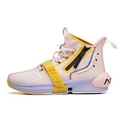 Dragon Ball Super X Buu Collaboration Majin Buu Zipper High-Top Basketball Shoes Men Sneakers Pink 112011619-6