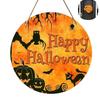 Pumpkin Halloween Wooden Trick Or Treat Decoration Haunted House Door Hangings