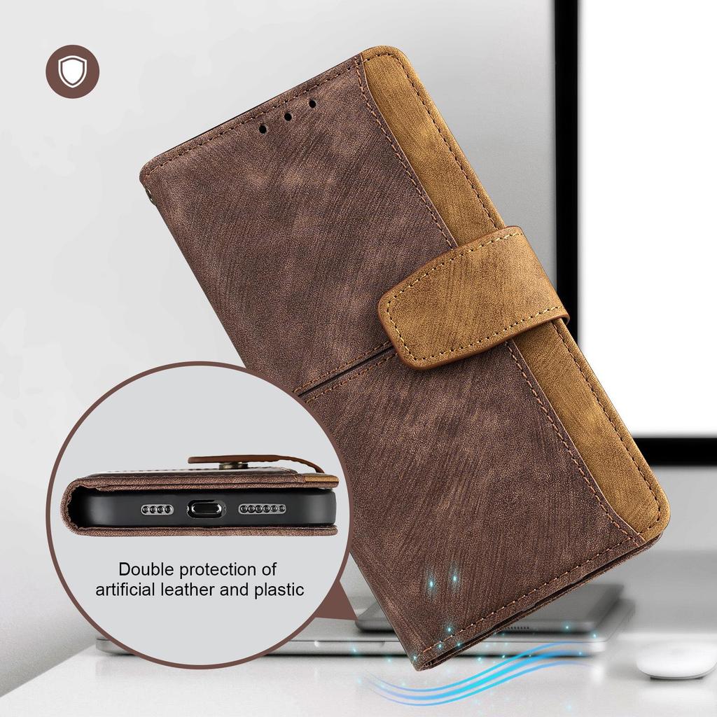 Compatible with Infinix Hot 50/Note 40: Zero10 Flip Leather Case with Card Slot and Stand.
