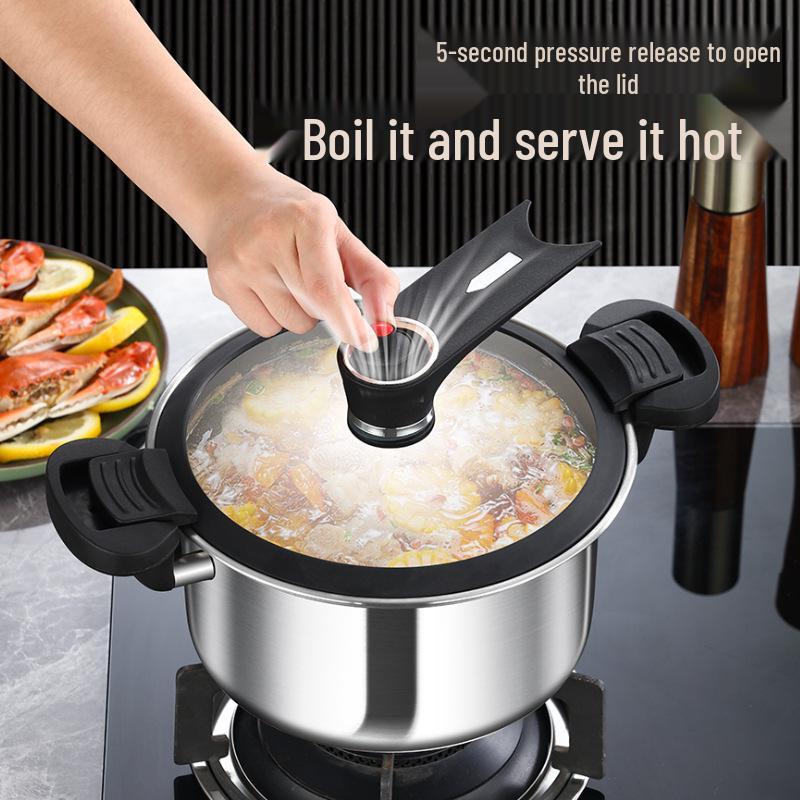 Xiyijia 304 Multi-Functional Double-Handle Large Capacity Pressure Cooker