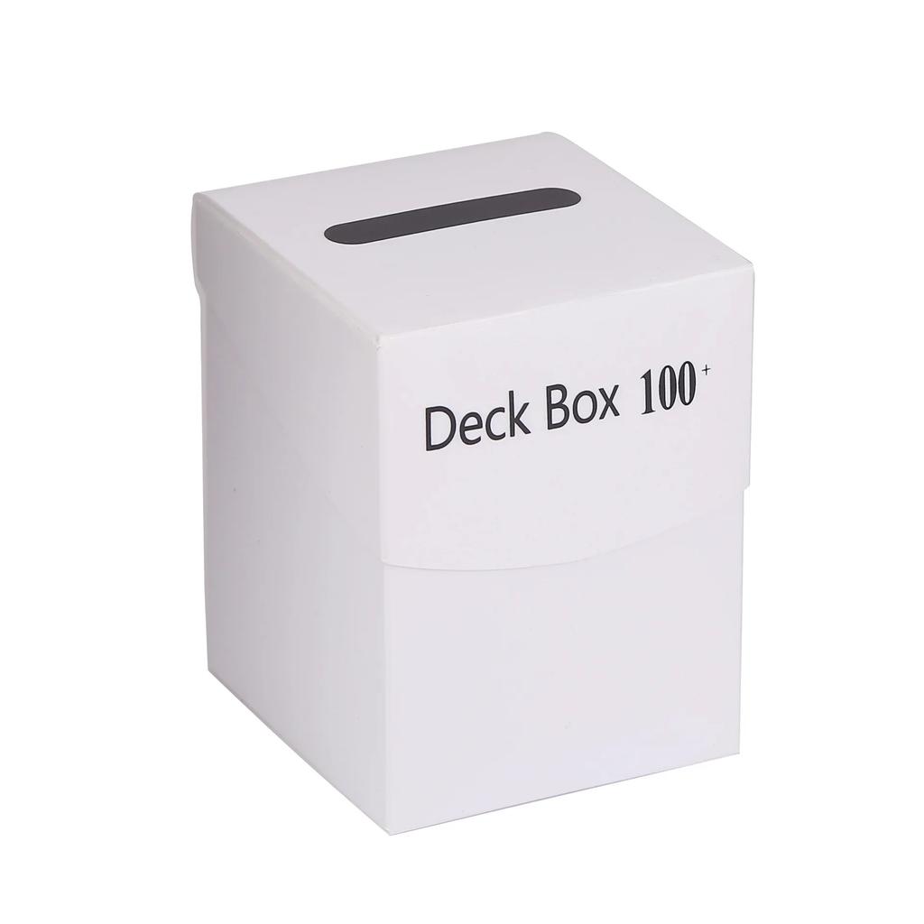 100+ Capacity Card Deck Box Trading Card Storage Box for Pokemon Magic YuGiOh Collectible Sport Cards Case Card Organizer