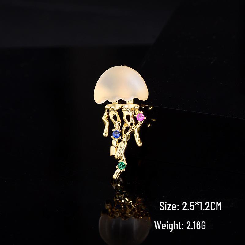 Изысканная летняя циркониевая брошь - элегантная микро-инкрустированная булавка для модного элитного наряда