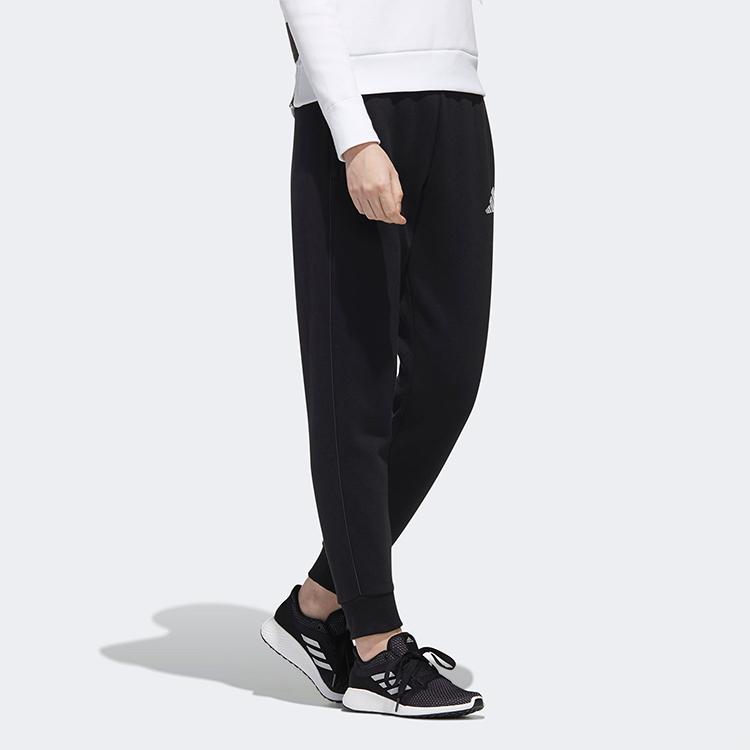 adidas Casual Tapered Running Sports Pants Women Pants Black GM1449