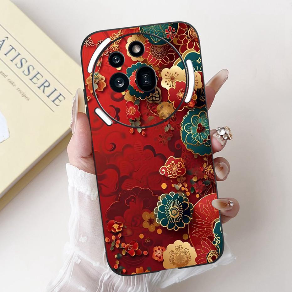 Fashion Painting Phone Case For Nothing Phone (3a) Pro Black Silicone Soft Cover For Nothing Phone3a 3a Pro Cases Bumpers