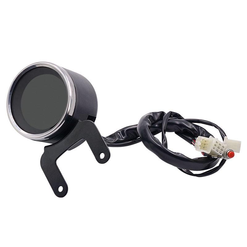 Multifunction Motorcycle Tachometer Meter LED Backlight LCD Motorcycle Speedometer Digital Level