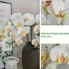 2Pcs 9-Head Flowers 38inch Artificial Butterfly Orchid Bouquet Artificial Flowers for Wedding Decoration Garden Home Room Decor