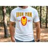 Maglietta Grafica ZX Stark 1970 Ironman per Fan degli Avengers Regalo Uomo Cotone Estate Manica Corta Tee Harajuku Gotico Horror Streetwear