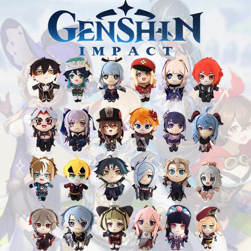 Genshin Impact Plush Toy Game Anime Characters Doll Cute Design Pp Cotton Gifts