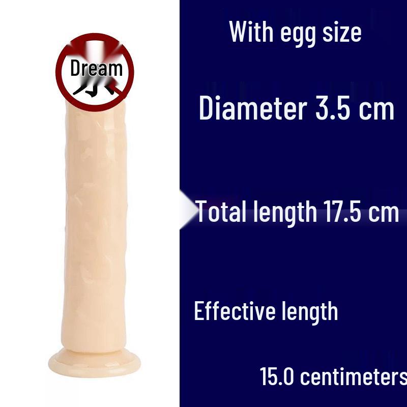 Crystal Jelly Suction Cup Dildo - Transparent Female Masturbator Fake Penis