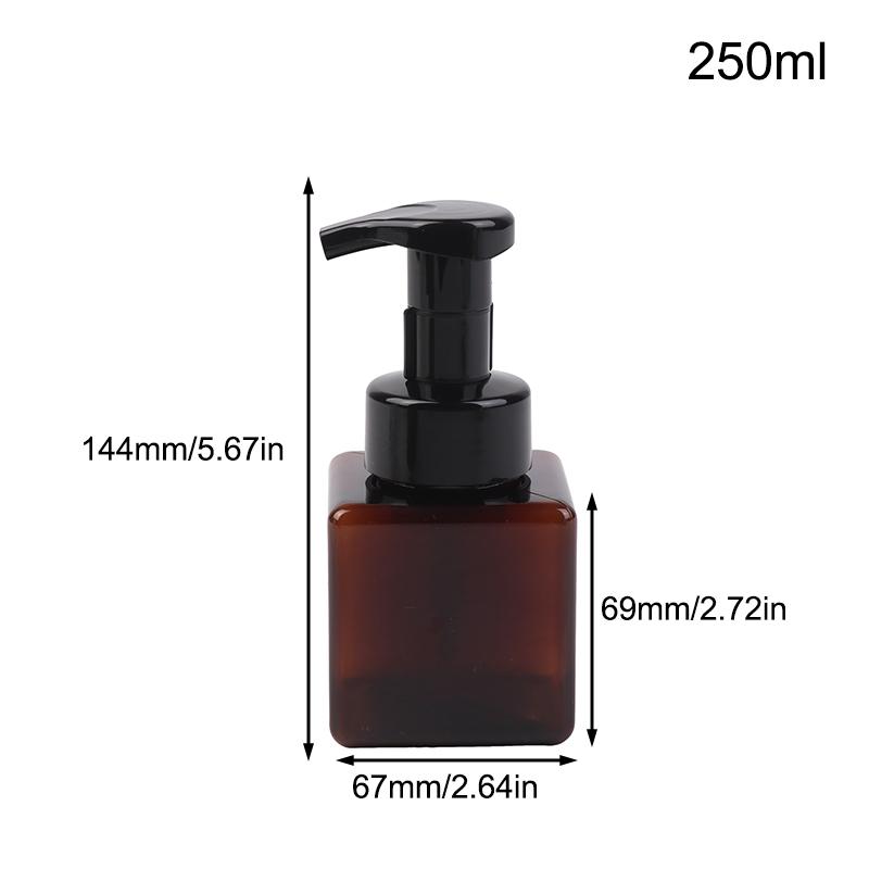 

Square Plastic Pump Bottles – Refillable Containers for Shampoo, Lotion & Soap Dispensing