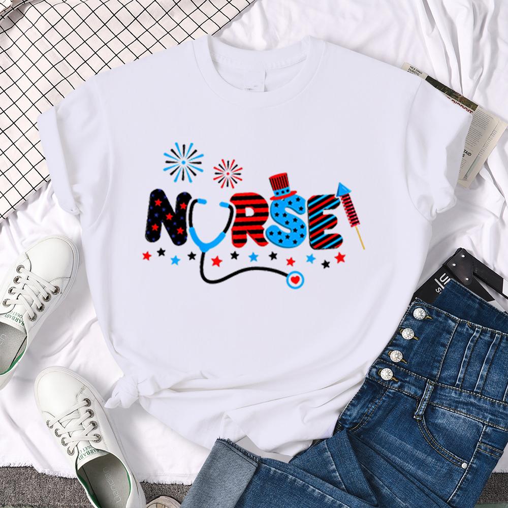 

Женские футболки с принтом медсестры, летняя футболка с короткими рукавами для девочек, Ullzang Harajuku, футболка для дня медсестры для женщин, забавная футболка для медсестры 6XL