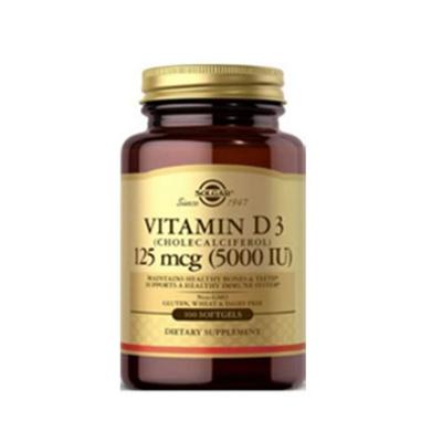 Solgar Vitamin D3 Cholecalciferol 2200IU 100 Capsules, 100 Tablets, 1 Unit