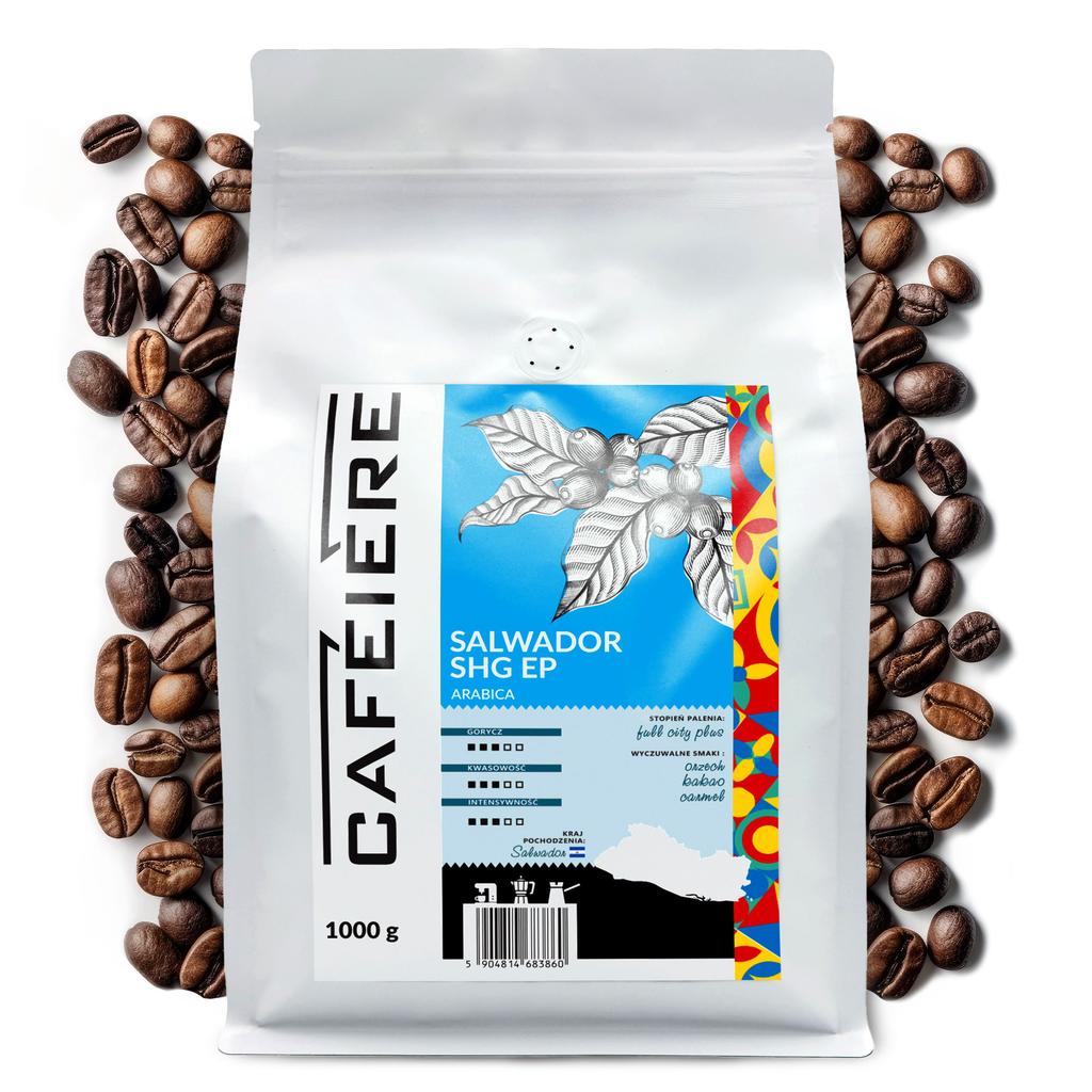 Kawa ziarnista cafeiere arabica salwador shg ep, 1kg
