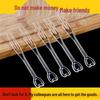 Individually Packaged Transparent Plastic Spoons and Fruit Forks - Ideal for Cake, Bar, KTV, and Home Use