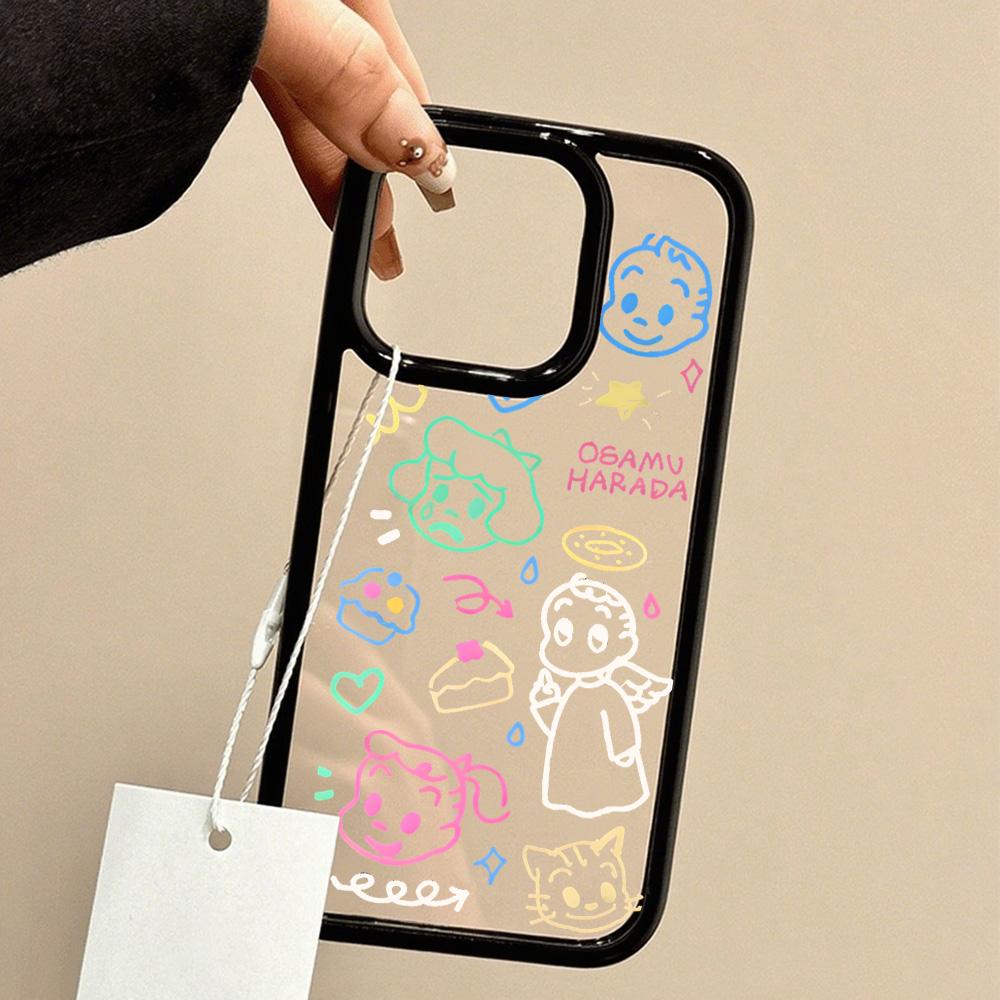 Acrylic Phone Case For iPhone 11 13 16 ProMax Case iPhone 13 14 15 ProMax 12 13 ProMax Case Samsung A55 A05S A54 A06 S22 A15 S23 A12 A22 A52S Cartoon