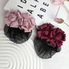 Exquisite Korean Bun Snood Crystal Hairgrips Cover Net Headwear Flower Hair Bun  For Girls