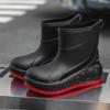 Men's Non-Slip, Wear-Resistant Rain Boots with Thick Soles for Outdoor, Fishing, and Casual Use