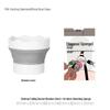 Compact Folding Paint Brush Washer for Gouache and Watercolor - Portable Art Student Bucket (Small Size)