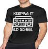 Keeping It Old School Men's Basic Outdoor Casual Custom Short Sleeve T Shirt Cotton Tee