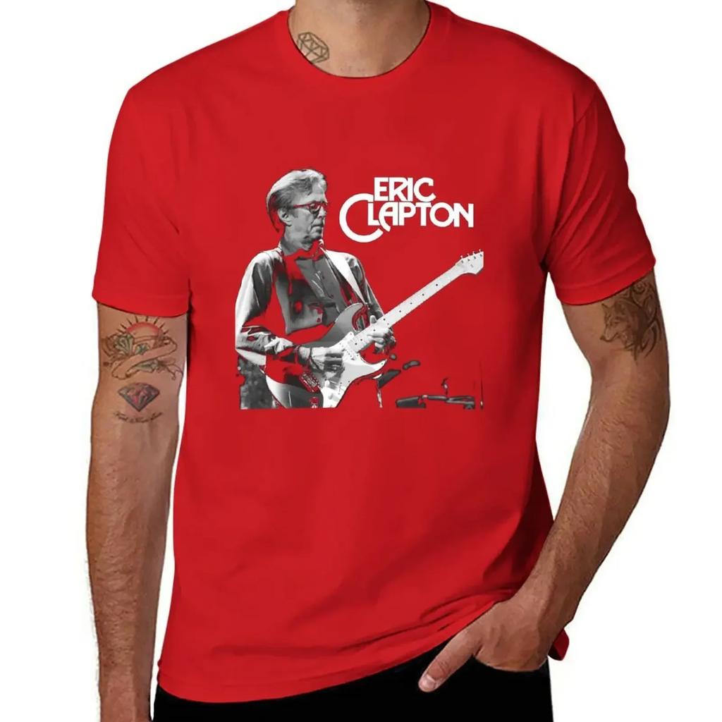 Eric clapton the blues man T-Shirt ad asciugatura rapida taglie forti design personalizzato il tuo abbigliamento da uomo