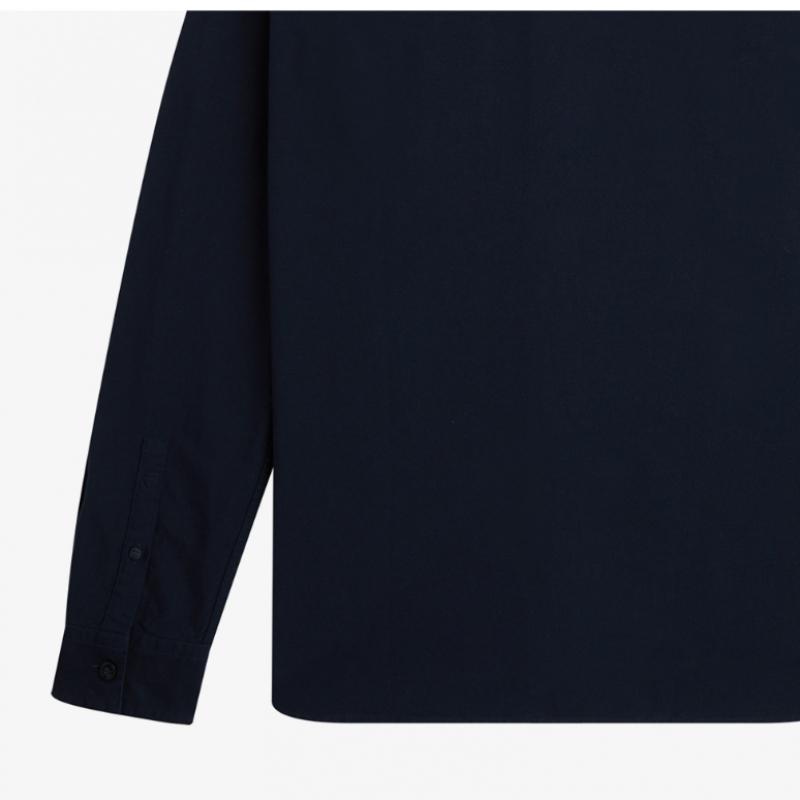 Fred Perry Long Sleeve Oxford Shirt Navy Afpm2435516 608