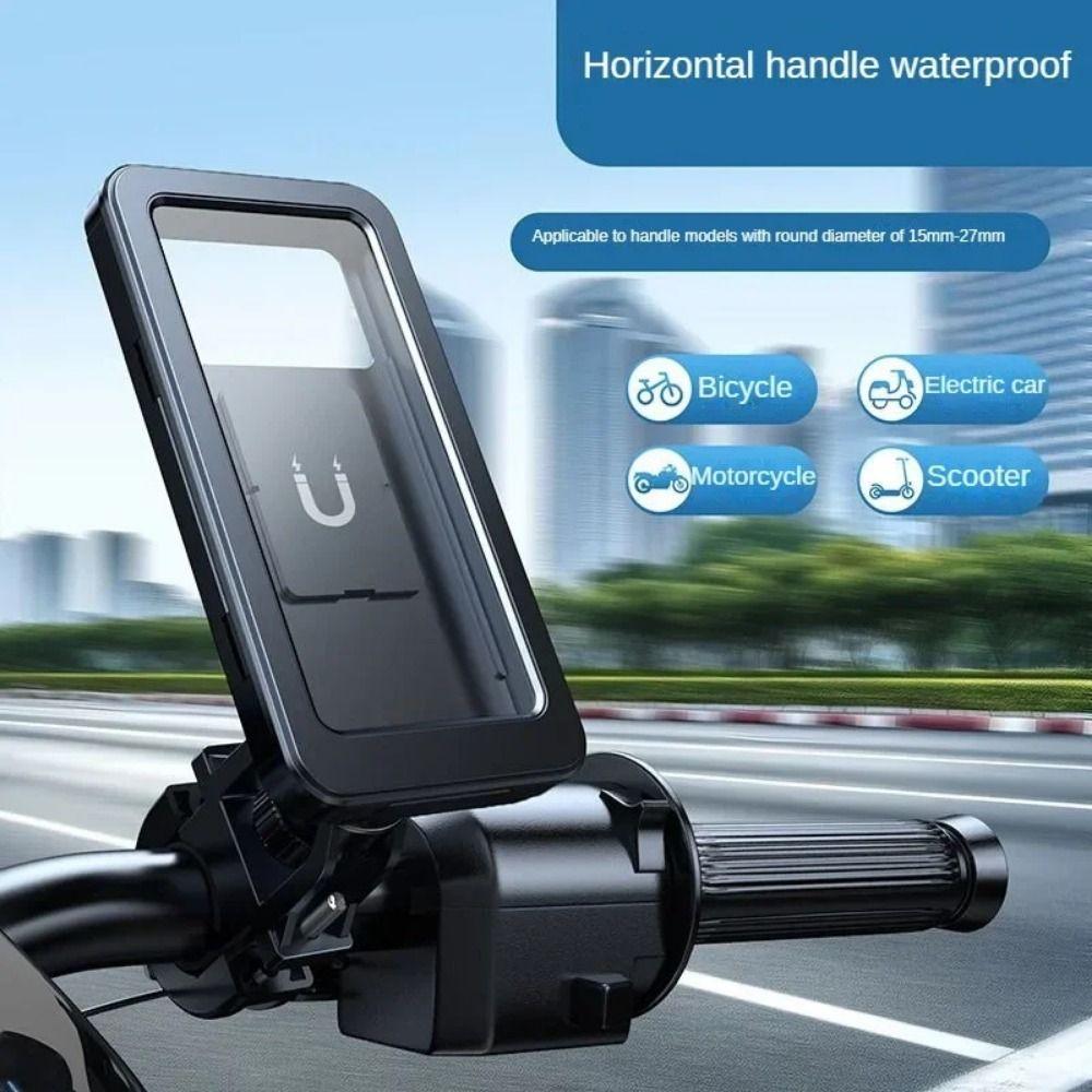 Adjustable Motorcycle Phone Holder Waterproof Phone Navigation Holder  Mobile Navigation