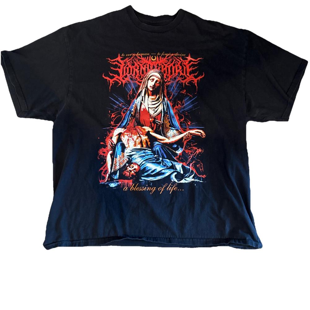 

Редкая футболка Lorna Shore A Blessing Of Life Подарок для фанатов Черная S-5XL FF176 Унисекс футболка XL