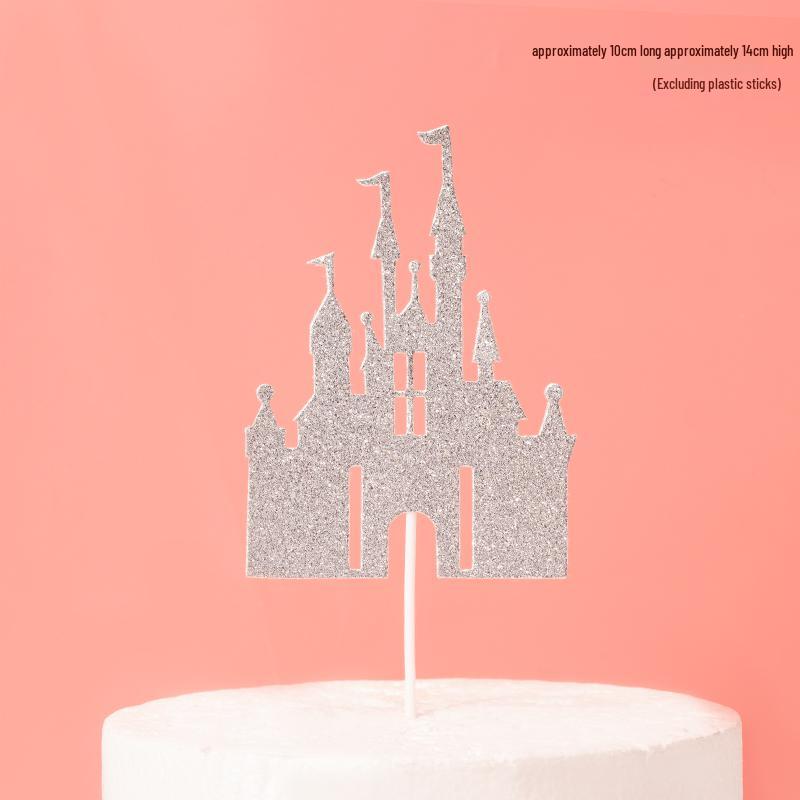 Pink & Gold Royal Birthday Cake Topper Set