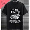 Funny Unisexs Pretend Im A Pizza Graphic Tshirt Fashion Casual Oneck Shortsleev Pure Cotton Humorous Tee Allseason Wear