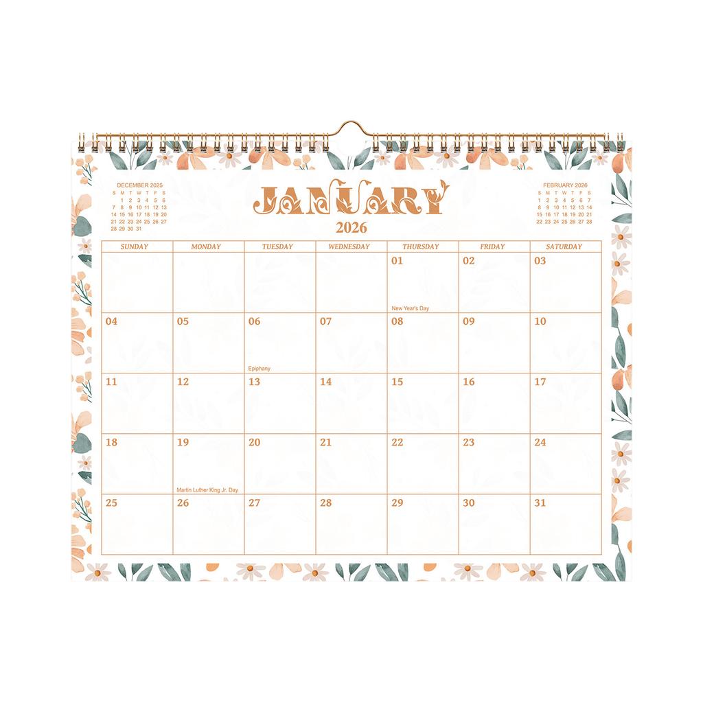 Piękny Kalendarz do Salonu, na Ścianę, Kalendarz na Ważne Święta Rocznice