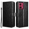 For Motorola Moto G84 5G Case Anti-drop PU Leather Wallet Flip Stand Phone Cover