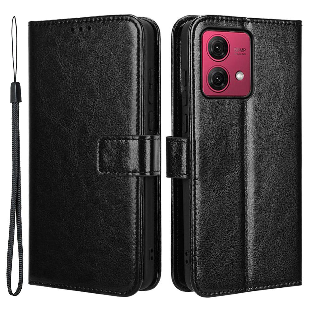 For Motorola Moto G84 5G Case Anti-drop PU Leather Wallet Flip Stand Phone Cover