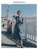 Elegant Slim-Fit Denim Dress for Women - Waist-Cinching Long Skirt for Spring, Summer, and Autumn 2026.