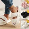 Women's Corduroy Slippers Cute Memory Foam Bedroom Slippers Women's Home Slippers