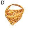 Rural Style Triangular Headscarf Women's Elastic Band Headscarf Printing Summer Elastic Triangular Headband Versatile O4P9
