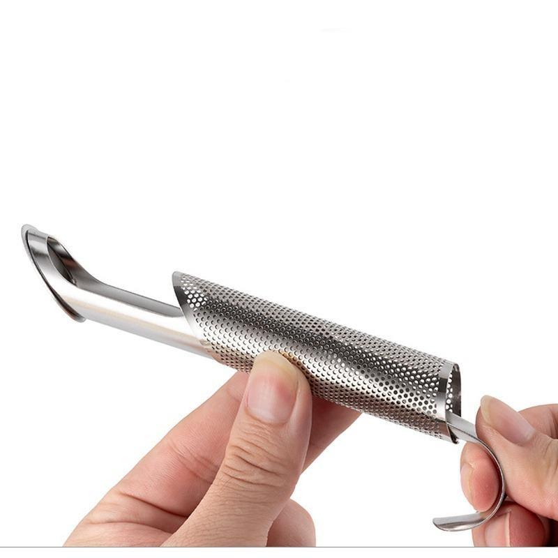Stainless Steel Tea Strainer Tea Infuser Telescopic Design Holder Tool Tea Spoon Infuser Filter Kitchen Home Tool