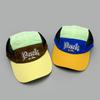 Spring And Summer Quick-Drying Color Matching Letter Embroidery Baseball Cap Men'S And Women'S Sunshade Mesh Outdoor Cap