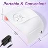 72W UV LED Nail Lamp, 21pcs Beads, Smart Sensor, Fast Curing for Gel Polish