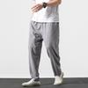 Japanese-style Thin Men's Linen Pants, Casual Pants, Cotton and Linen Lantern Pants for Teenagers, Large-sized Loose Wide-leg Pants