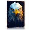 Bald Eagle Metal Poster Tin Sign Wall Art Decoration Living Room Decorations Customizable Metal Signs for Home Decoration Decor