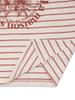 LA MAISON STUDIO Maison Hibiscus Stripe Ringer Short Sleeve Deepred(Fcg2Ts764W)