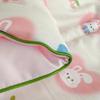 Cartoon Printed Wrinkled Yarn Summer Quilts Cozy Single and Double Air-Conditioned Quilt Cooling Breathable Home Soft Bedspread