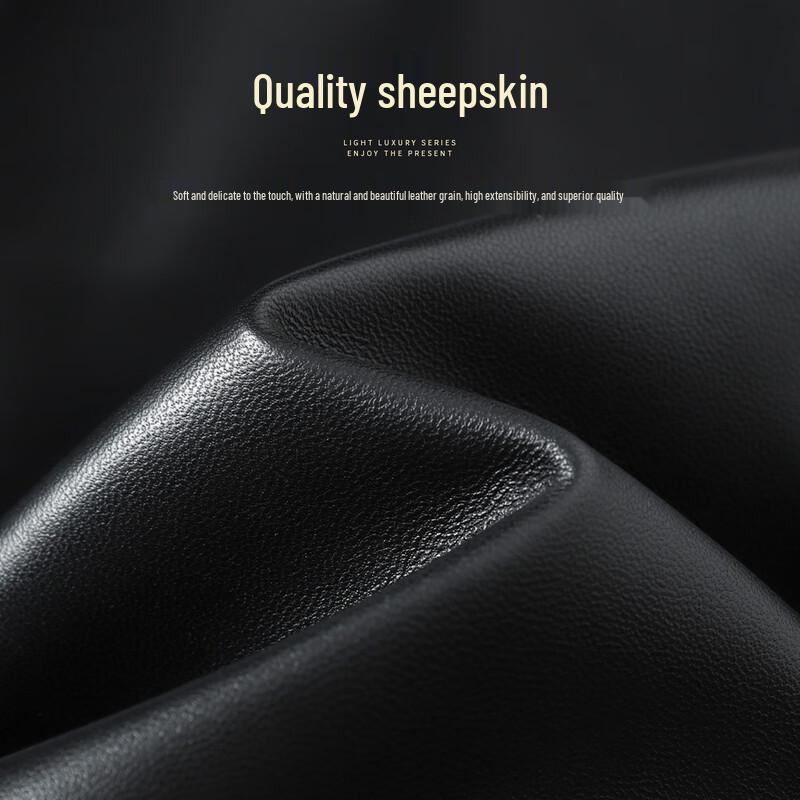 Futing Men's Winter Genuine Sheepskin Goose Down Leather Jacket